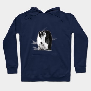 Emperor penguin family Hoodie